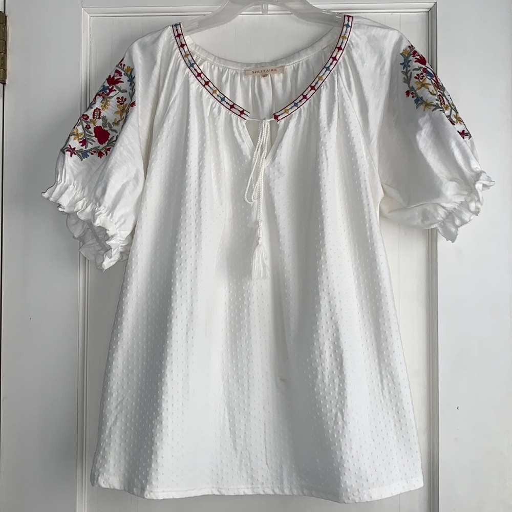 Embroider detailed blouse